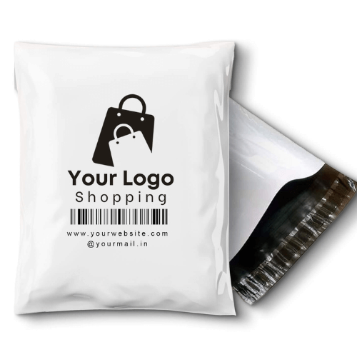 printed polybags white and black polybags